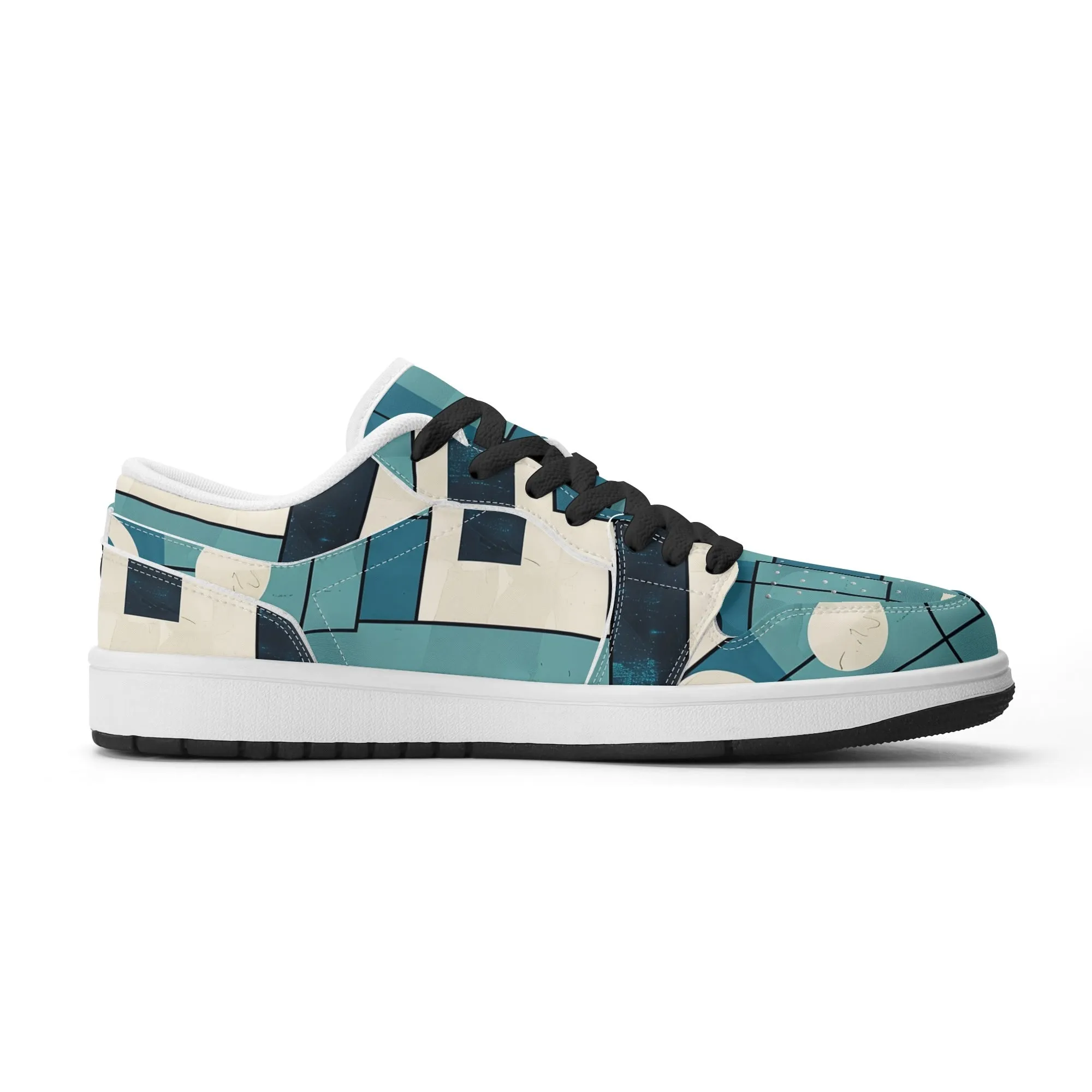 Geometry v3 Low Top Leder Sneaker für Herren