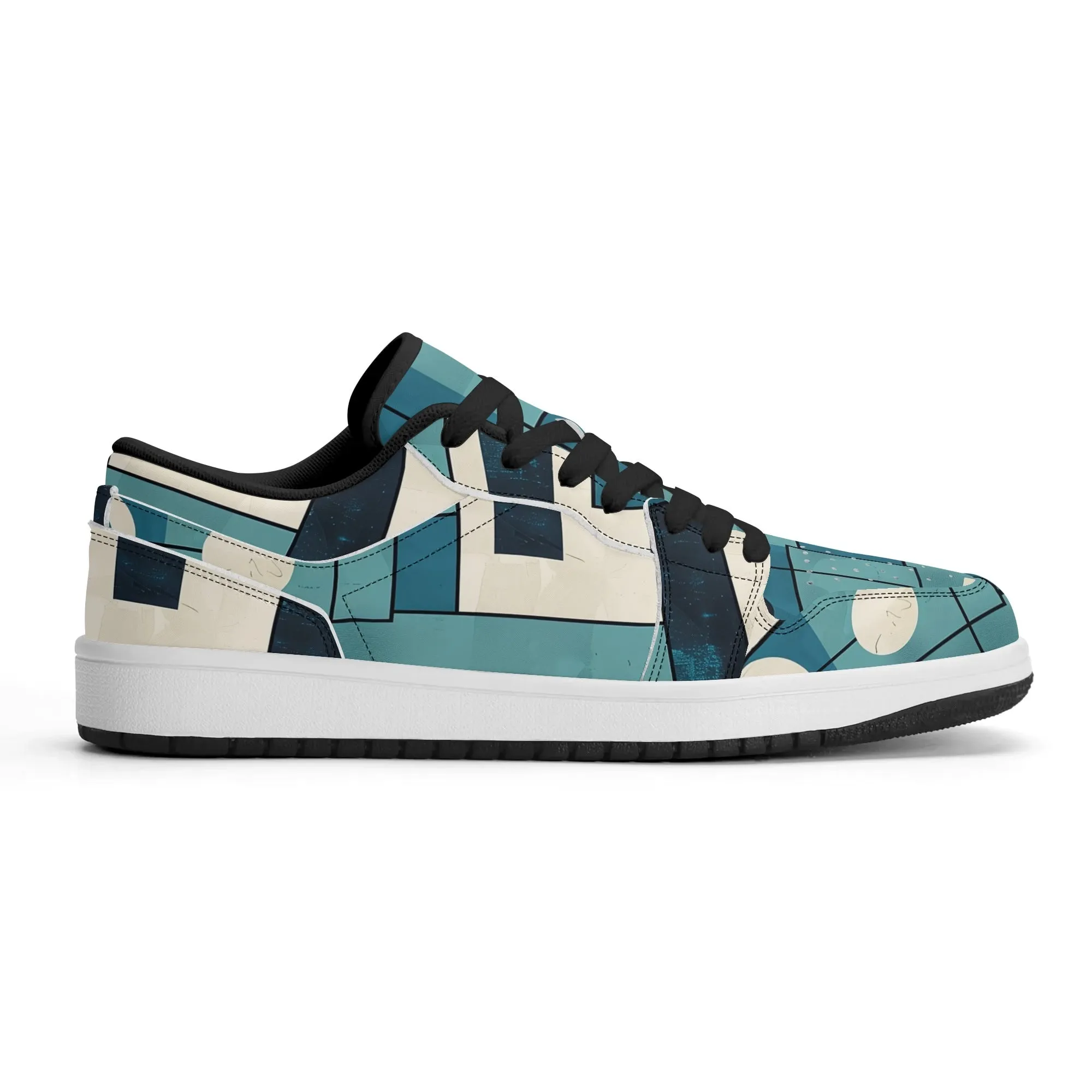 Geometry v3 Low Top Leder Sneaker für Herren