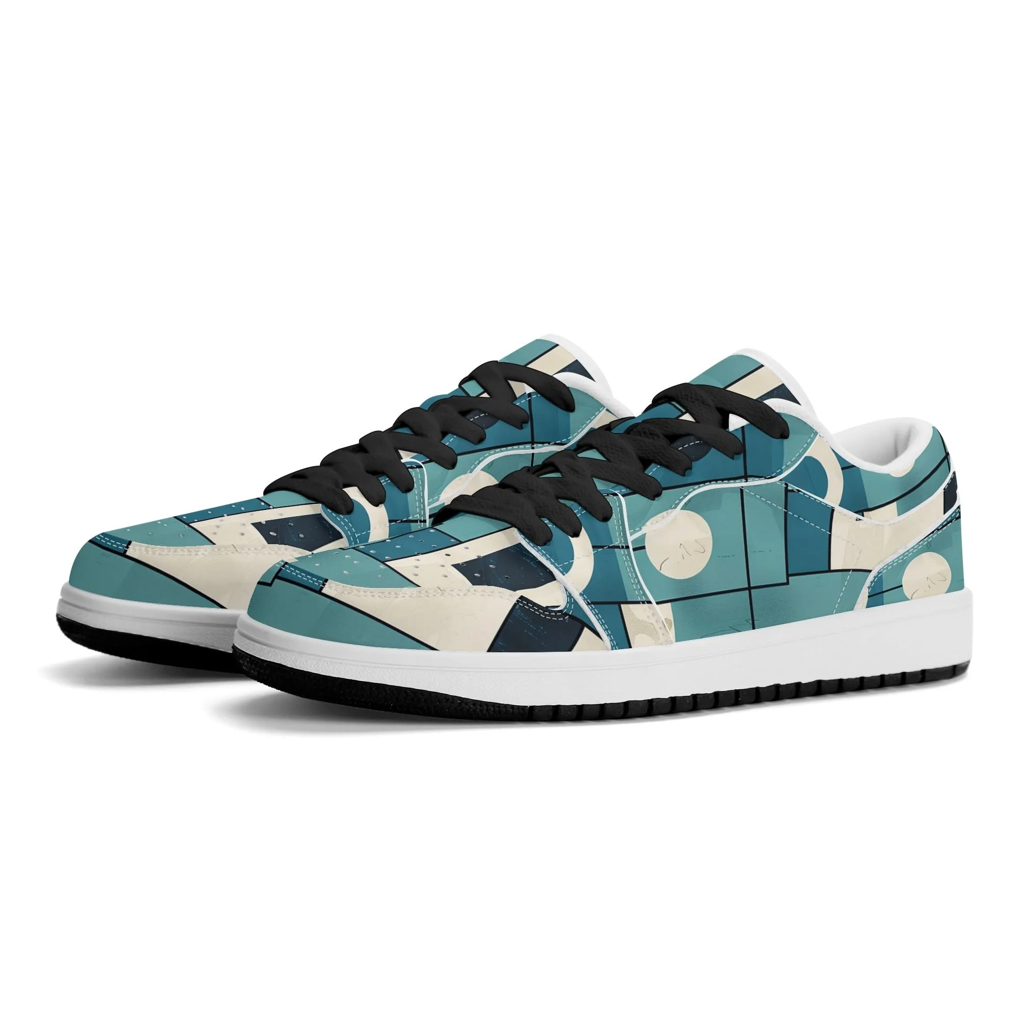 Geometry v3 Low Top Leder Sneaker für Herren