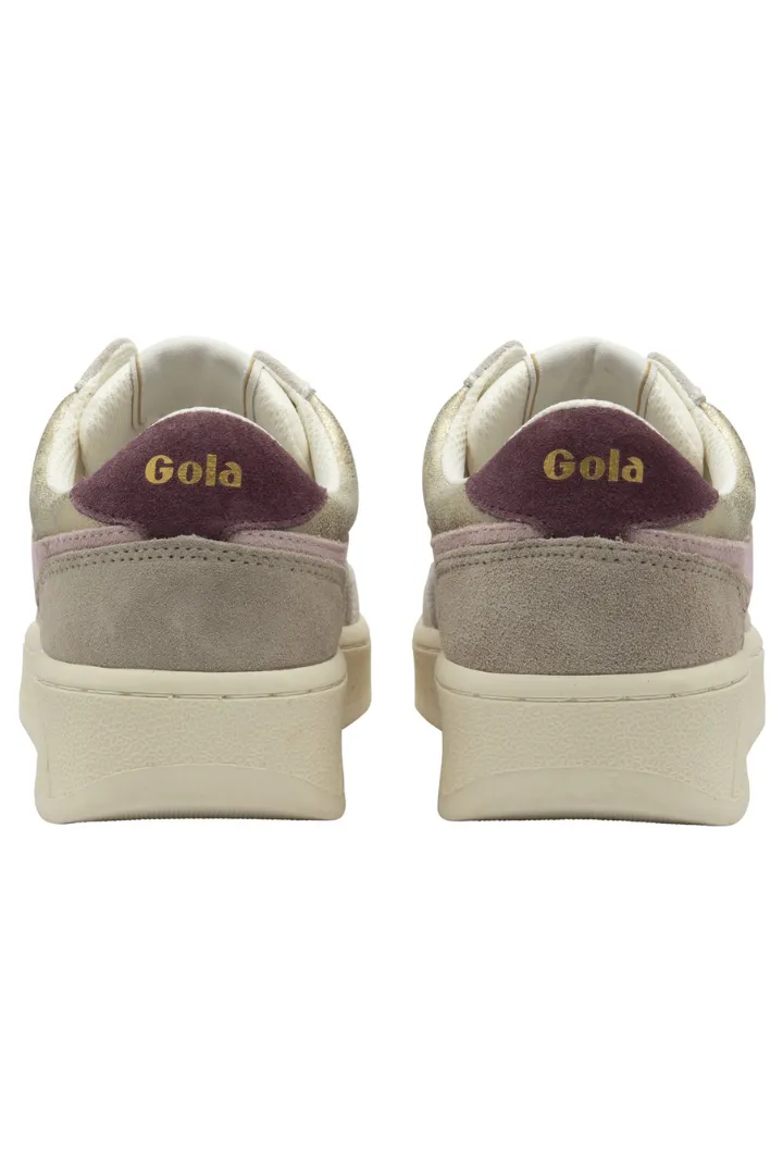 Gola: Superslam Blaze Sneakers-Gold/Pink/Wine