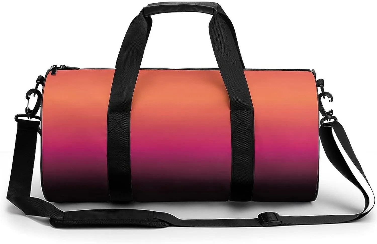 Gym Bag 17in for Men Women, Waterproof Foldable Sports Organizer, Durable Workout Travel Duffle Bag, Blushing Glow Shift-821