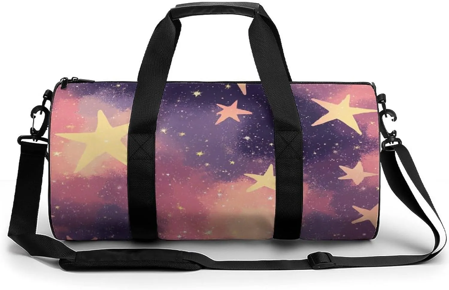 Gym Bag 17in for Men Women, Waterproof Foldable Sports Organizer, Durable Workout Travel Duffle Bag, Cosmic Radiance-33