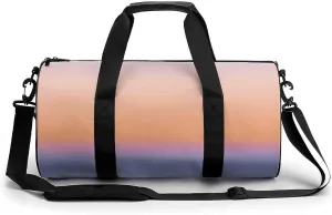 Gym Bag 17in for Men Women, Waterproof Foldable Sports Organizer, Durable Workout Travel Duffle Bag, Soft Horizon Blend-437