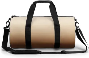 Gym Bag 17in for Men Women, Waterproof Foldable Sports Organizer, Durable Workout Travel Duffle Bag, Warm Horizon Glow-1605