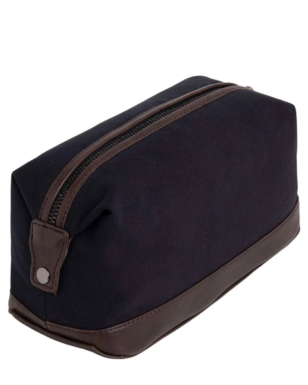Hackett Navy And Brown Oxford Washbag