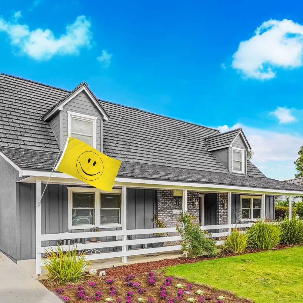 Happy Face (Yellow) 3x5ft DuraFlag
