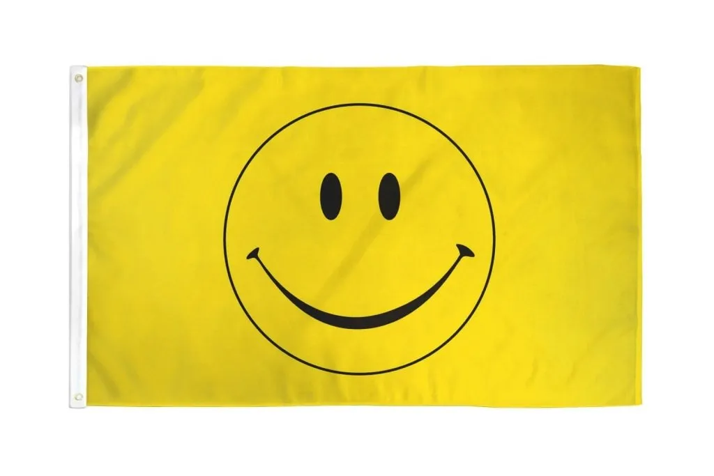 Happy Face (Yellow) 3x5ft DuraFlag