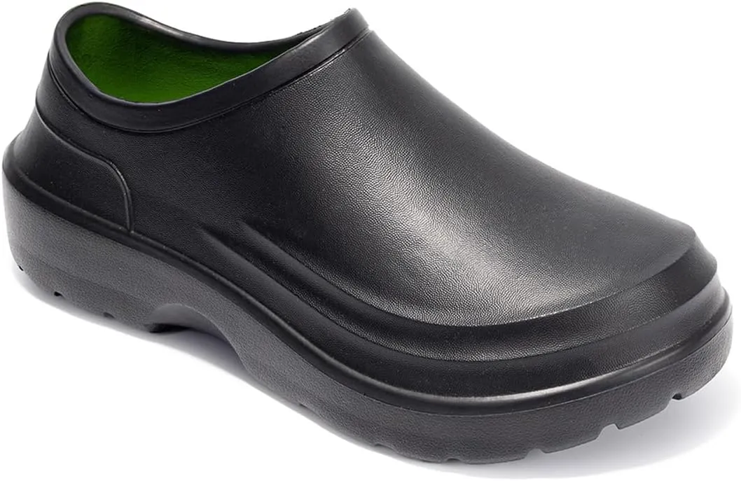 Harssidanzar Mens Clogs, Chef Shoes for Men,Garden Shoes,Slip On Work Shoes for Food Service, Garden, or Nursing HM201US