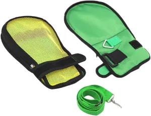 HEALLILY Mittens Protectors Personal Safety Devices Mittens Gauntlet Adjustable Protector Mesh Fabric Finger Fixed Guard Wrist Underlayment