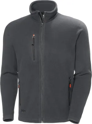 Helly-Hansen Oxford Full Zip Fleece Jackets for Men Featuring Double-Layer Collar and Handwarmer Pockets with Brushed Lining