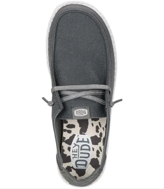HEYDUDE Wendy Stardust, Women's Shoes, Slip-on Loafers, Comfortable & Light-Weight