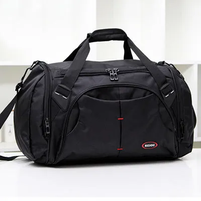 High Quality Portable Large Capacity Oxford Canvas Sports Bag Unisex Water Resistant Sports Bag
