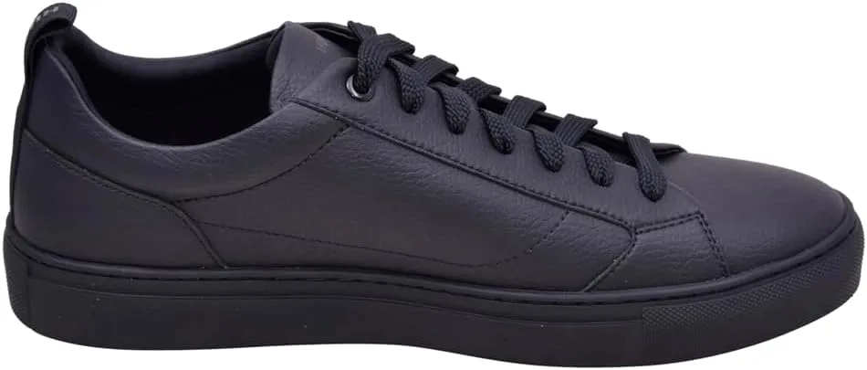 HUGO Men's Morrie Low Cupsole Grainy Sneaker