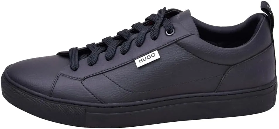 HUGO Men's Morrie Low Cupsole Grainy Sneaker