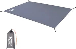 HXBER Waterproof Camping Tarp Thicken Picnic Mat Durable Beach Pad Multifunctional Tent Footprint Sun Canopy Ground Sheet for Hiking Traveling Backpackin
