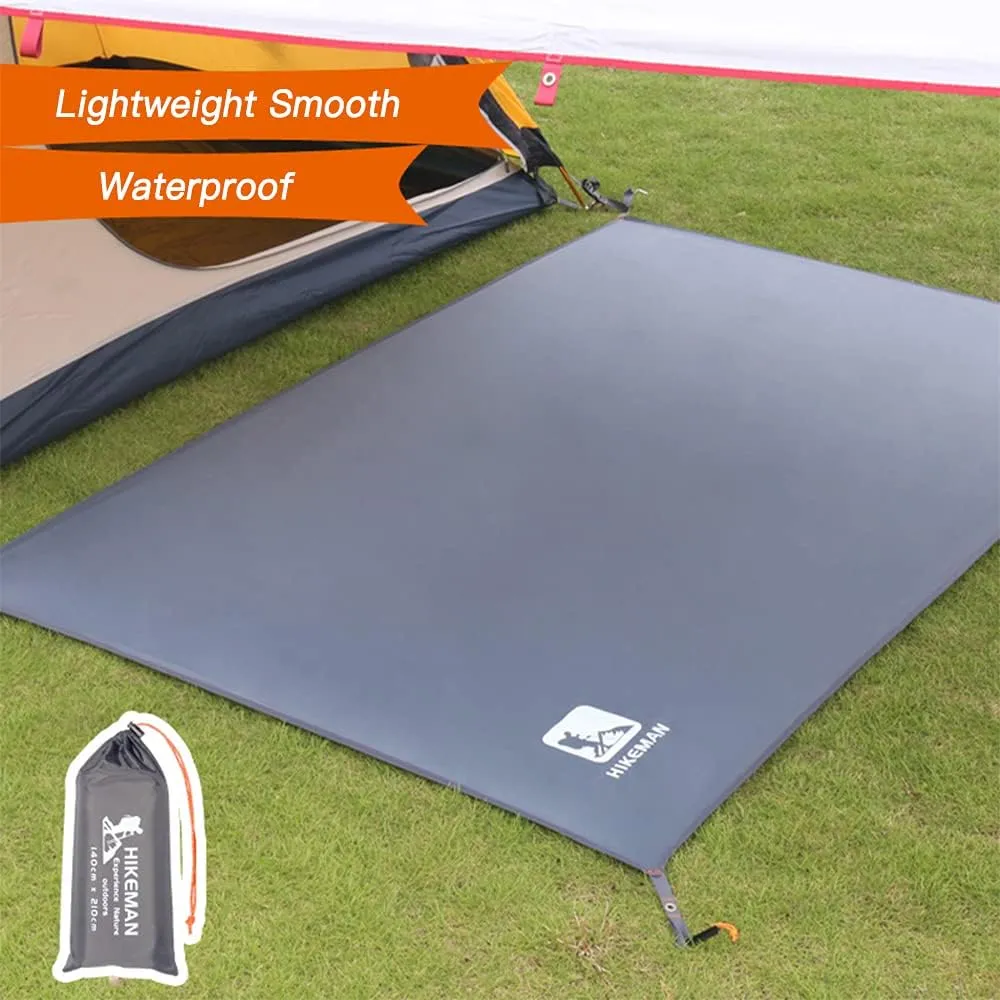 HXBER Waterproof Camping Tarp Thicken Picnic Mat Durable Beach Pad Multifunctional Tent Footprint Sun Canopy Ground Sheet for Hiking Traveling Backpackin