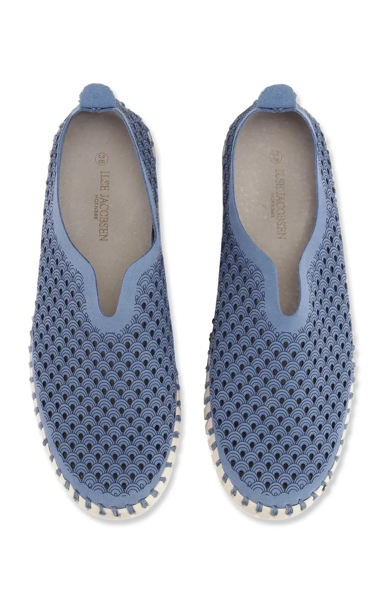 ILSE JACOBSEN TULIP LIGHT REGATTA FLAT SLIP ON SHOE