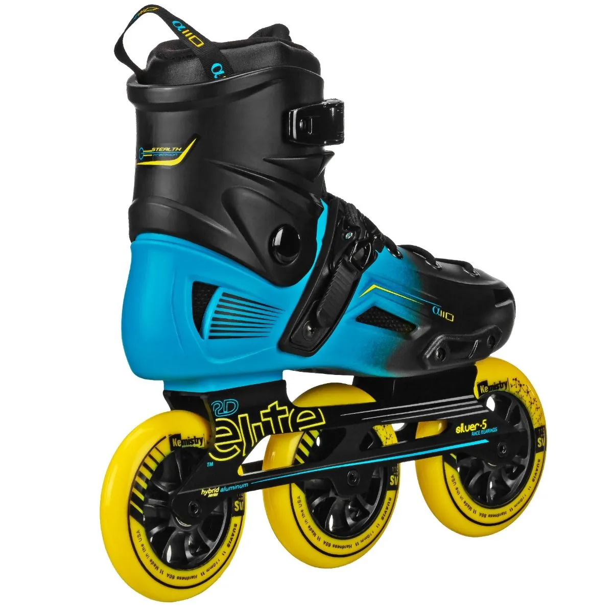 Inline Skates - Alpha 110mm 3-wheel - Sizes Mens US 7-13