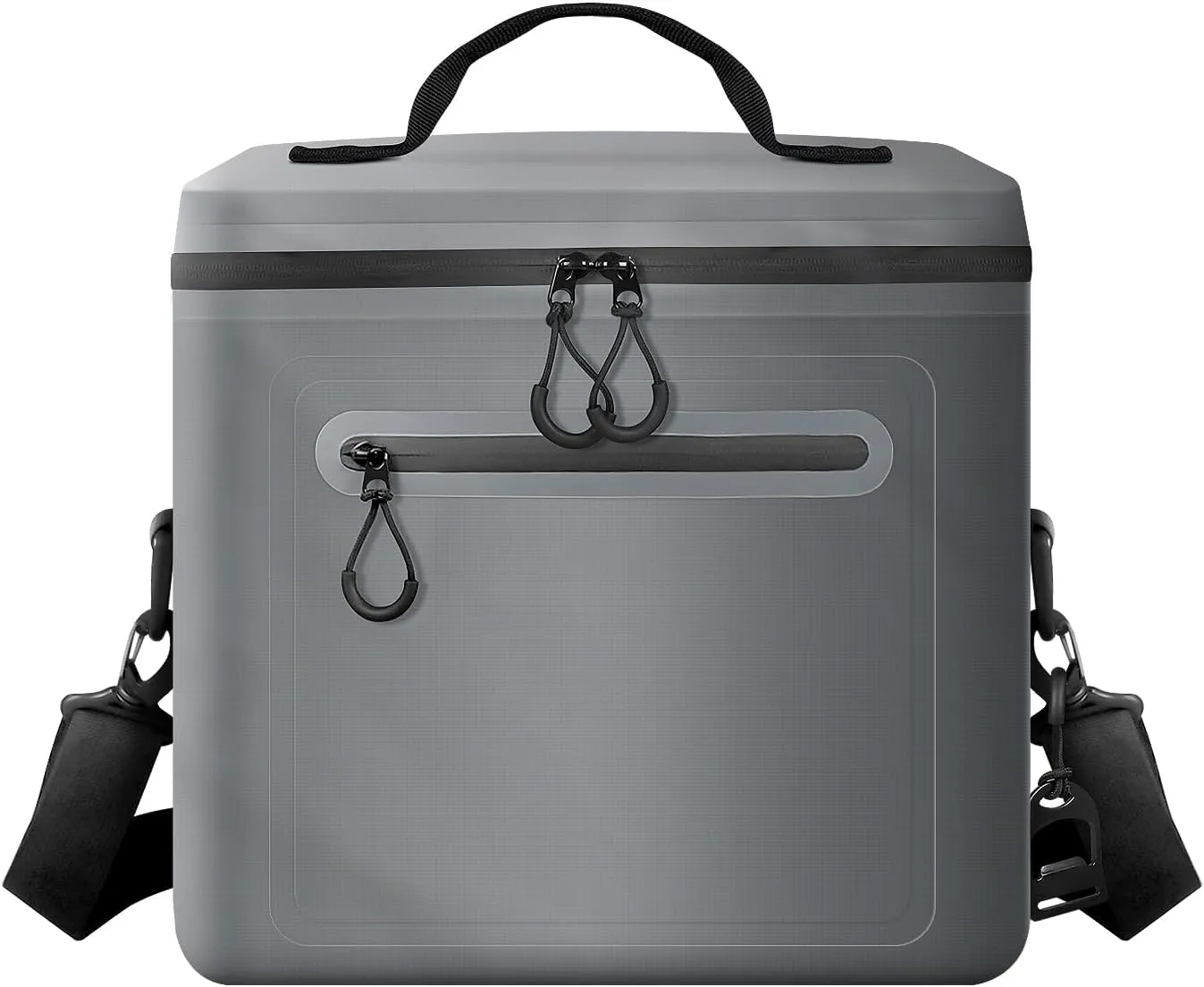 Insulated Cooler Bag, 8/16/30 Can Collapsible for Lunch Coolers for Picnic, Beach, Work, Trip - Soft Ice Coolers Bags with Zipper Foldable Portable Stands Upright