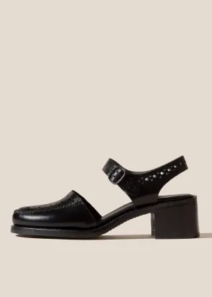 Interactive Black Picada Heeled, Modern design