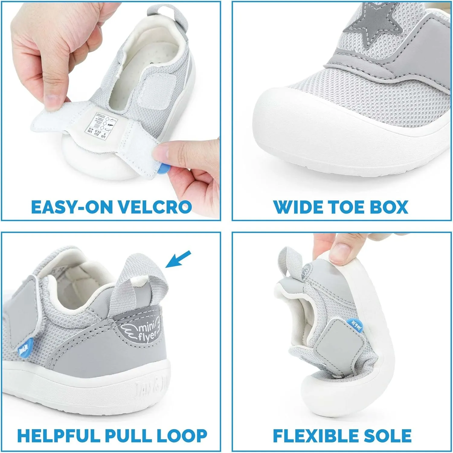 JAN & JUL Easy-On Toddler Shoes