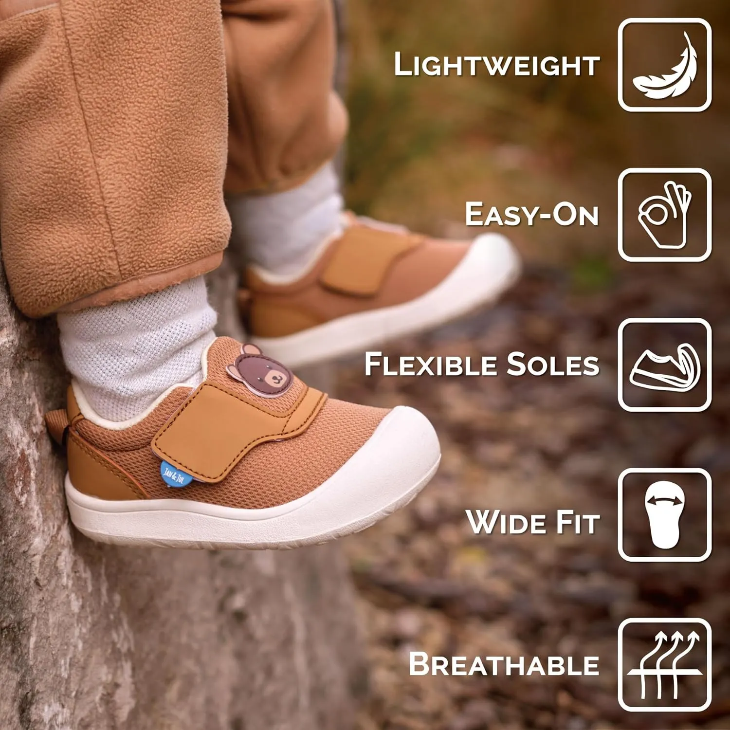 JAN & JUL Easy-On Toddler Shoes