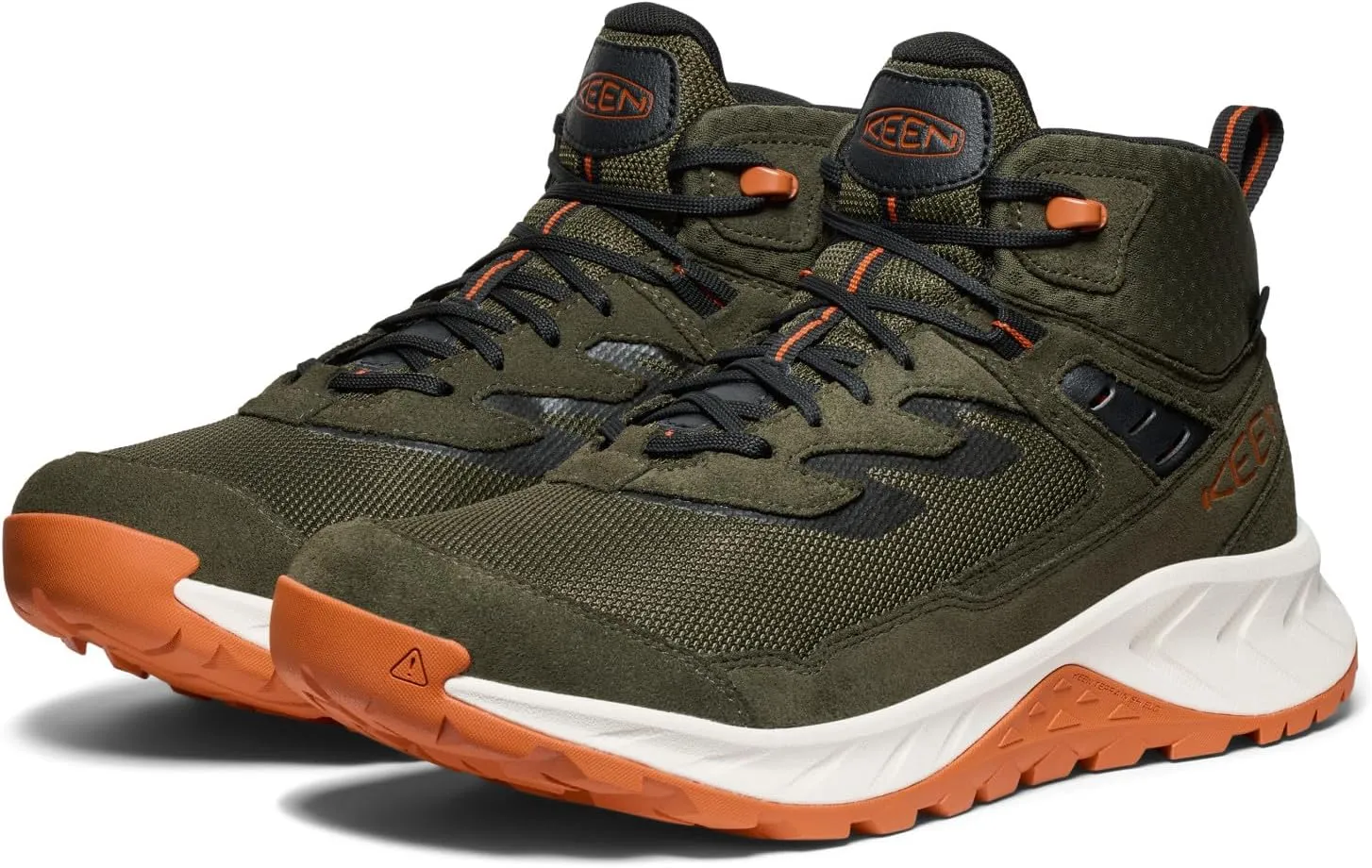 KEEN Men's Hightrail Mid Height Durable Lightweight Breathable Leather Waterproof Hiking Boots