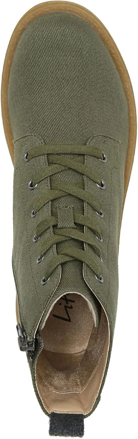 LifeStride Women's Kunis Canvas Oxford Boot