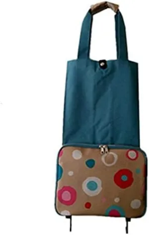 LJYT Shopping Cart Folding Shopping Bag Shopping Cart On Wheels Bag Small Pull Cart Buy Vegetables Bag Shopping Organizer Tug Package Grocery Cart (Color : 02)