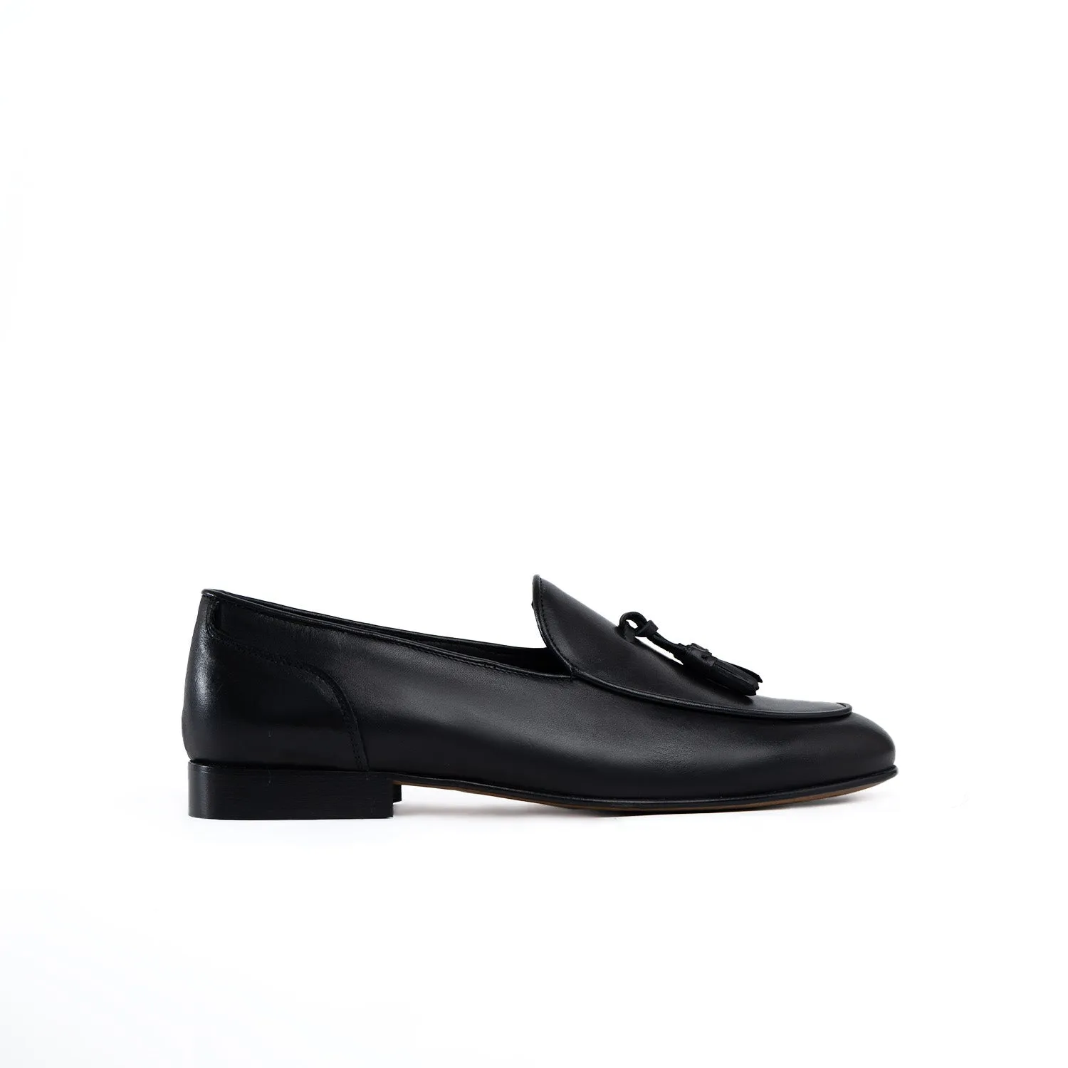 Loafer lux mocassino uomo in pelle fondo cuoio