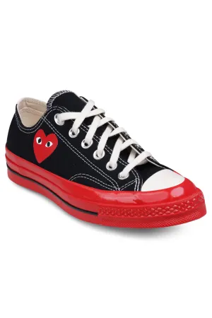 LOW TOP HEART CONVERSE | BLACK