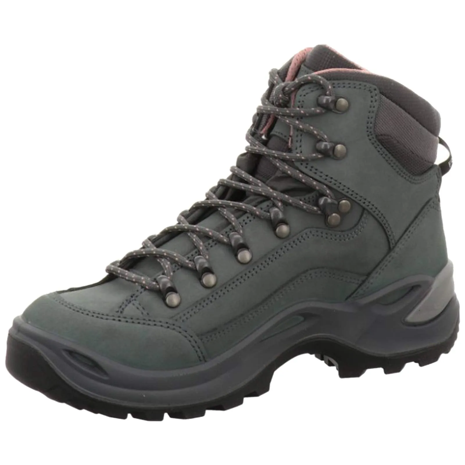 Lowa Womens Renegade GTX Mid Ws Nubuck Graphite Rose Boots 8 US