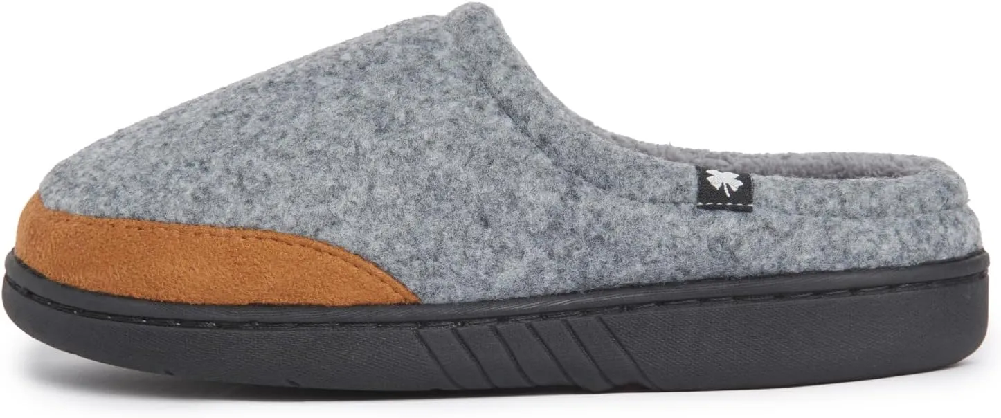 Lucky Brand Boy's Fleece Clog Micro Suede Tab Slippers – Comfortable and Cozy Footwear for Boys