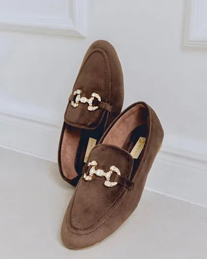 Luxury Velvet Loafers – Mocha
