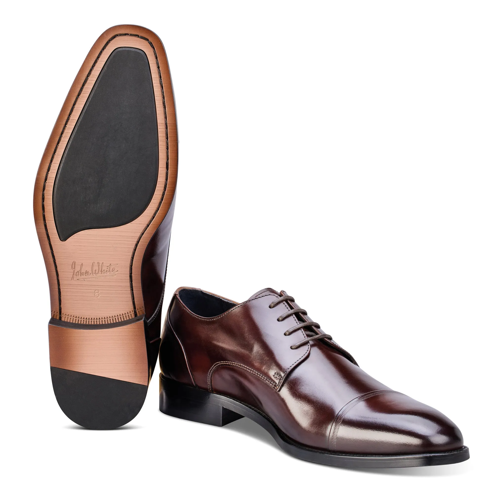 Marsden Brown Derby Shoes