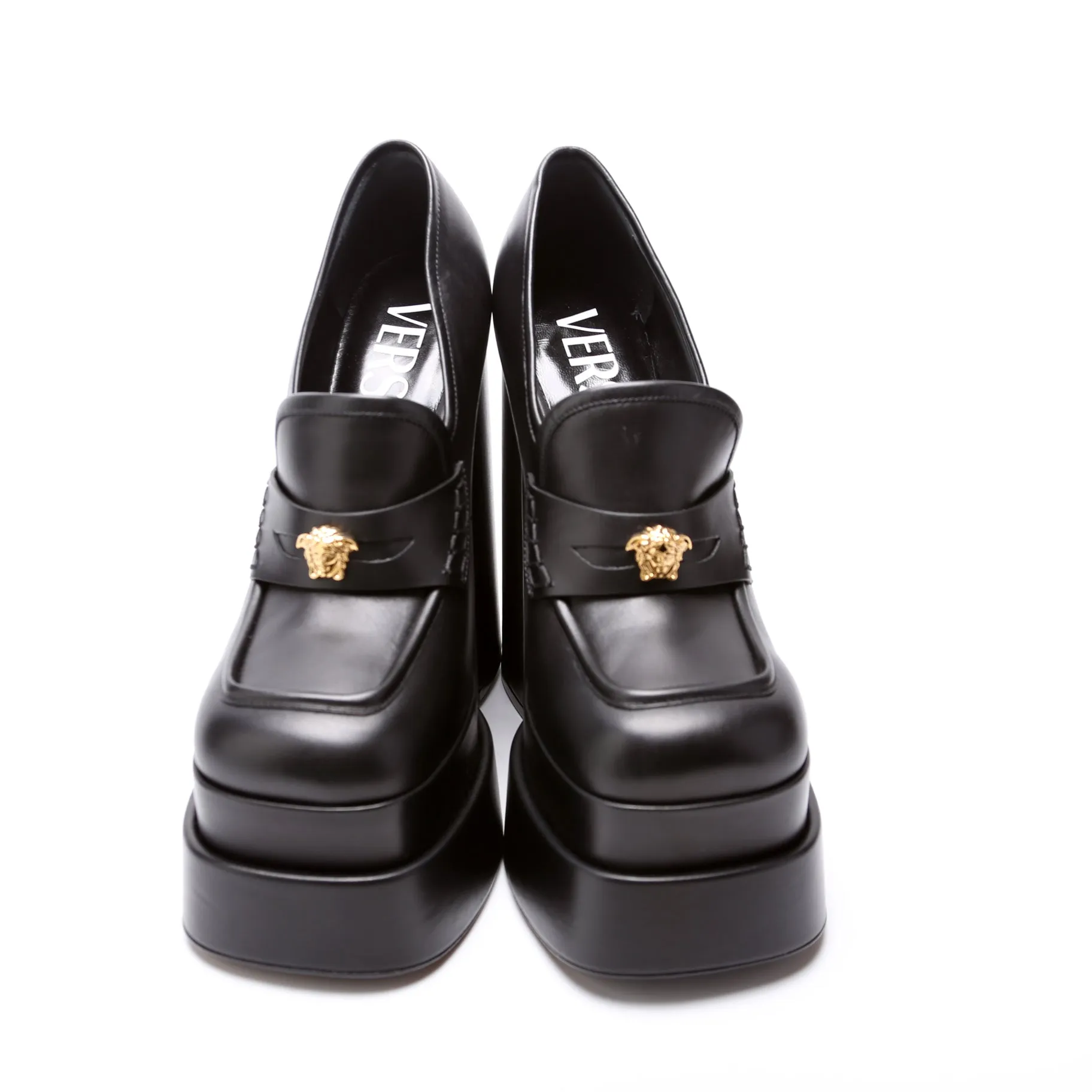 Medusa Loafer Platform Pumps Size 38.5