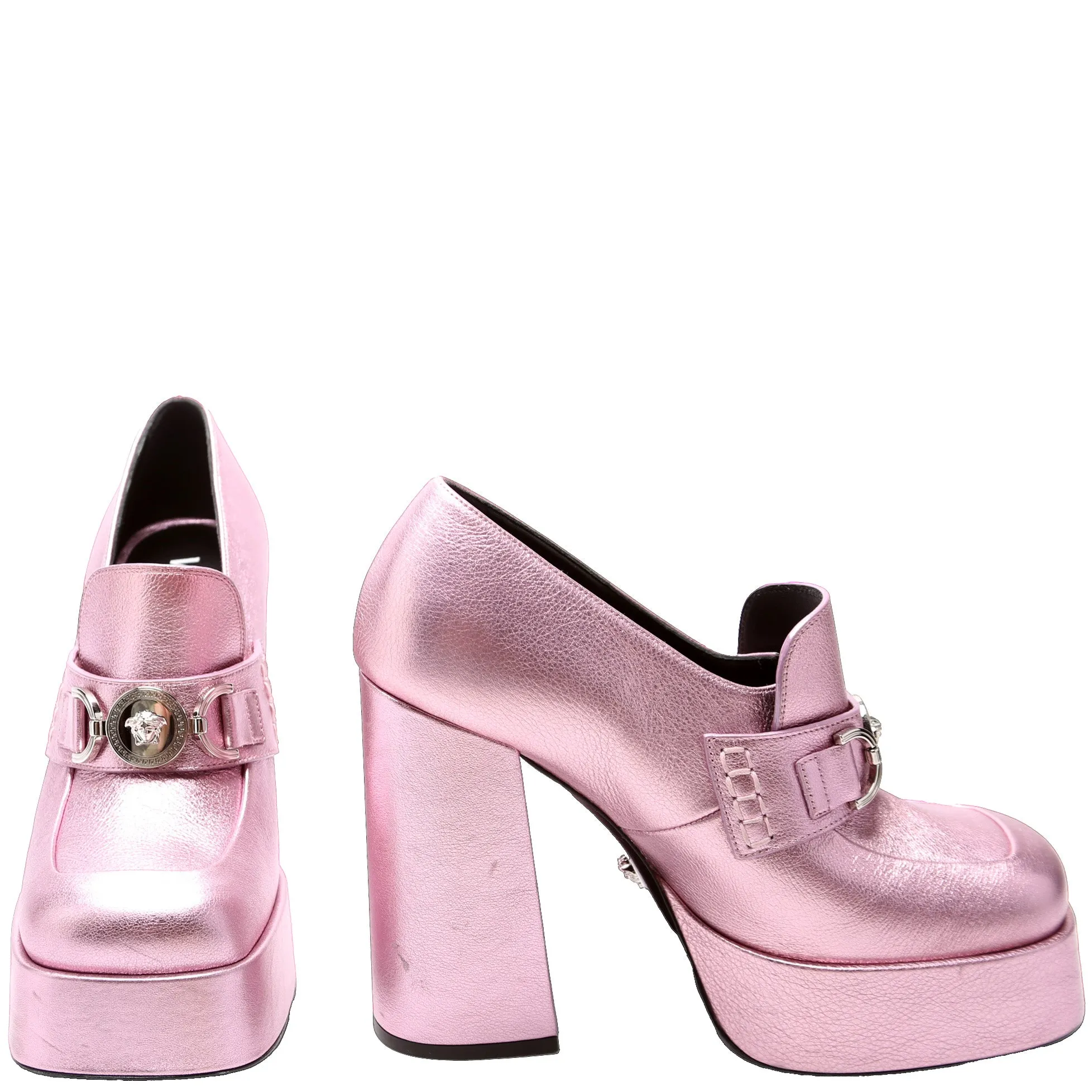 Medusa Loafer Platform Pumps Size 38.5