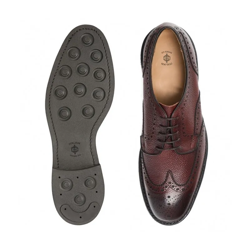 Men Handmade Leather Formal Derby Shoes