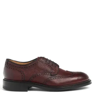 Men Handmade Leather Formal Derby Shoes