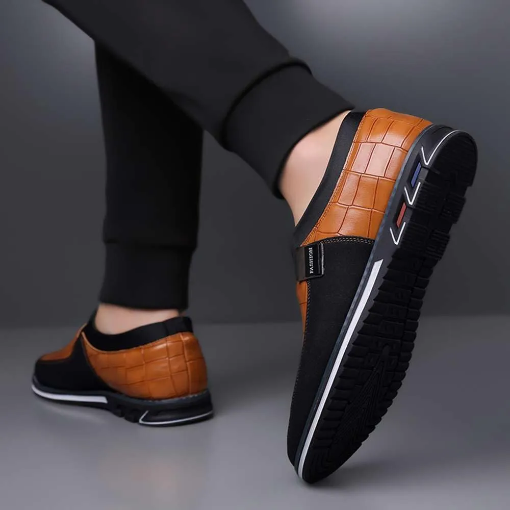 Men's Casual Dress Oxford Shoes Business Office Loafers Leather Fashion Dress Sneakers Comfort Walking Driving Shoes