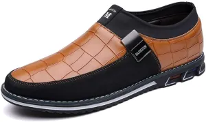 Men's Casual Dress Oxford Shoes Business Office Loafers Leather Fashion Dress Sneakers Comfort Walking Driving Shoes