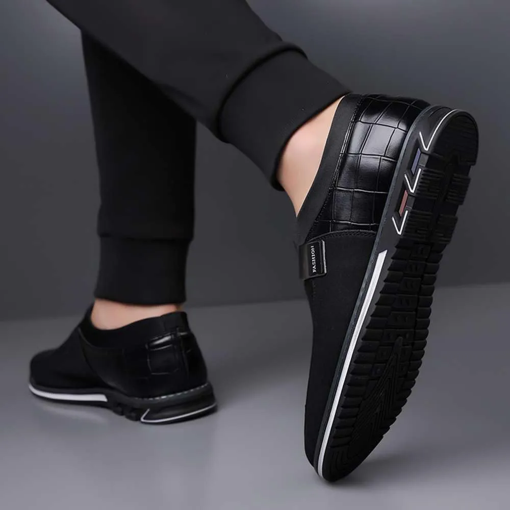 Men's Casual Dress Oxford Shoes Business Office Loafers Leather Fashion Dress Sneakers Comfort Walking Driving Shoes