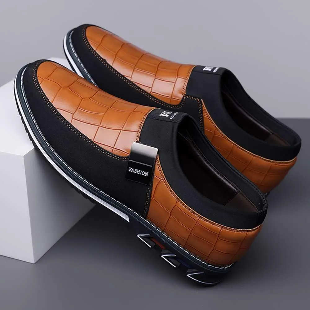 Men's Casual Dress Oxford Shoes Business Office Loafers Leather Fashion Dress Sneakers Comfort Walking Driving Shoes