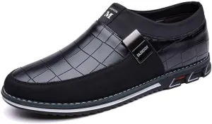 Men's Casual Dress Oxford Shoes Business Office Loafers Leather Fashion Dress Sneakers Comfort Walking Driving Shoes