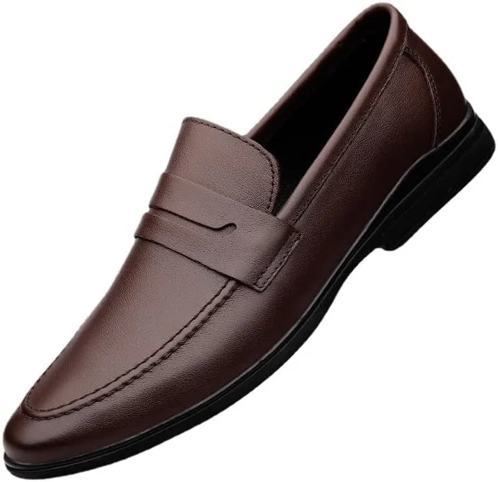 Men's Genuine Leather Low Oxford Shoes Men Superior Flexural Leather Fashion Dress Shoes for Men