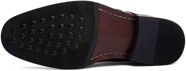 Men's Leather Dress Shoes Comfort Business Casual Oxford Shoes Mens Fashion Sneakers Soft Loafers Derby Shoes