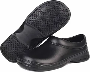 Men's Non Slip Shoes, Food Service Waterproof Kitchen Chef Slip On Restaurant Shoes, Lightweight Comfortable Working Footwear, Nursing Nurse Shoes