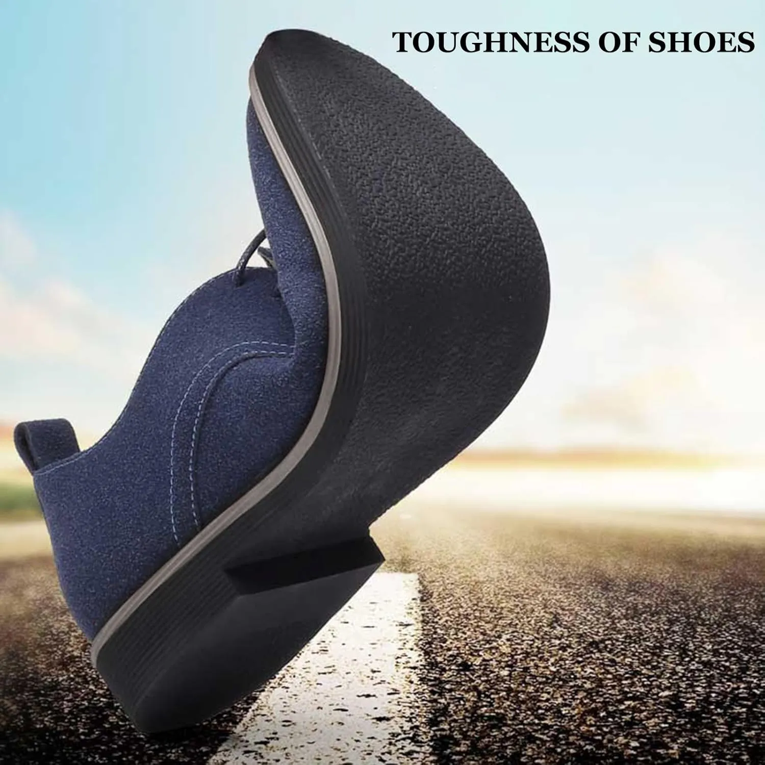 Men's Suede Dress Oxfords Shoes Fashion Hand Stitched Round-Toe Lace up Low Top Nubuck Leather Casual Shoes Classic Business Formal Derby Shoes