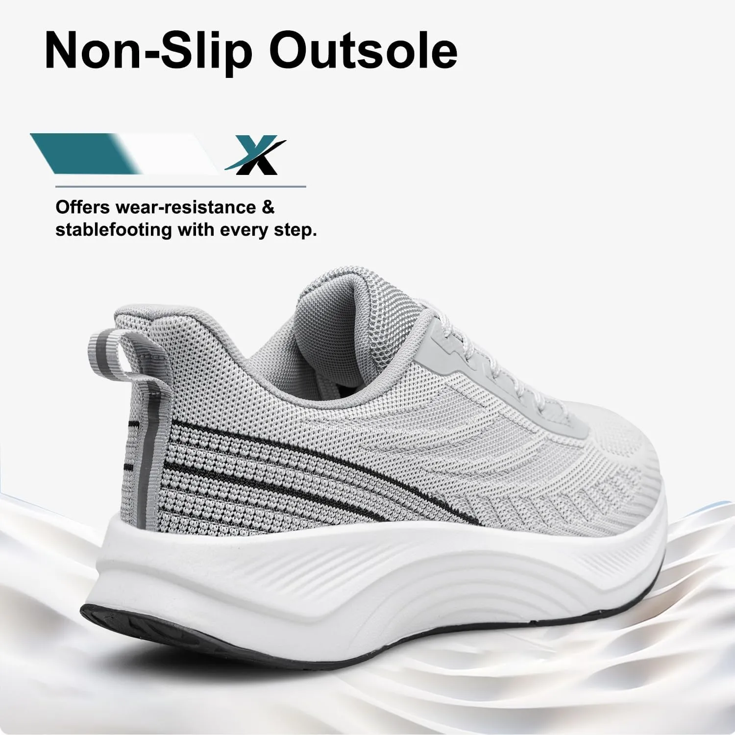 Men's Walking Shoes Slip on Comfortable Lightweight Running Shoes Athletic Gym Workout Cross Training Sneakers
