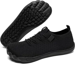 Mens Wide Toe Box Shoes Slip On Walking Shoes Sneakers Sports Casual Office Outdoor Activities Non Slip Rubber Outsole Minimalist Comfortable